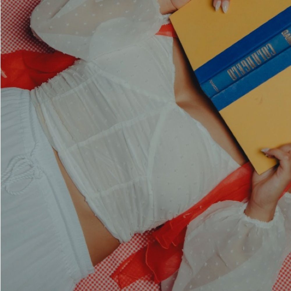 Glassons Sheer White Blouse
